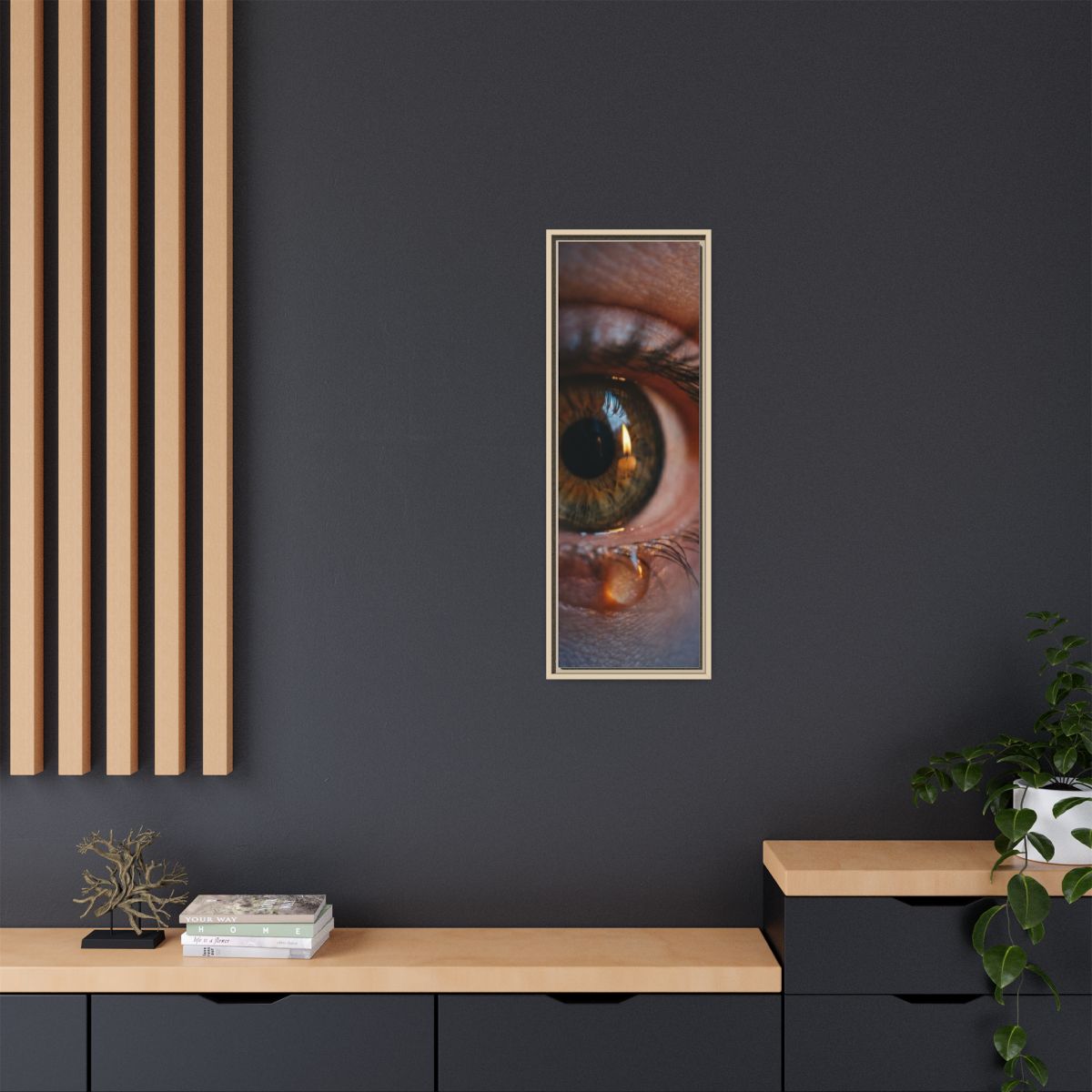 Matte Canvas, Framed - Luminous Tear