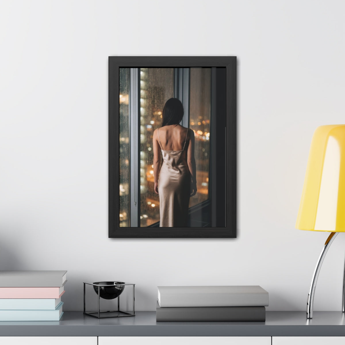 Framed Poster - Rainscape Silhouette — Portrait (8×12, 9×11...