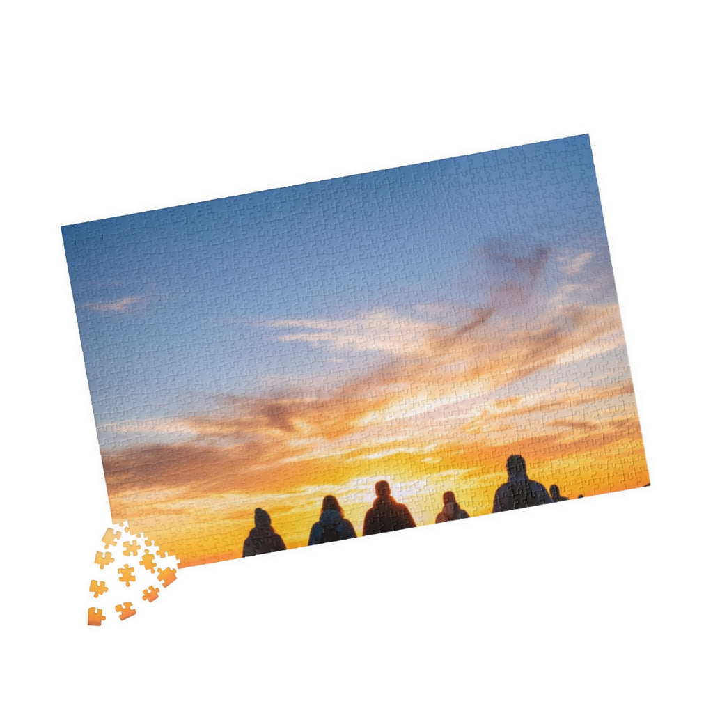 Puzzle - Golden Hiker Dawn