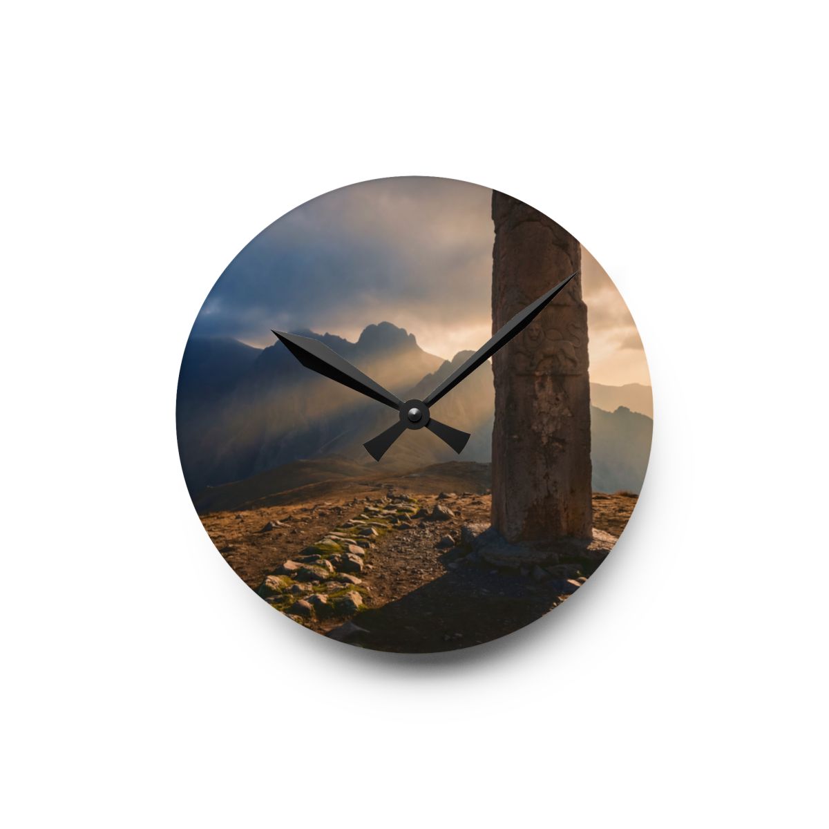 Acrylic Wall Clock - Timeless Peak