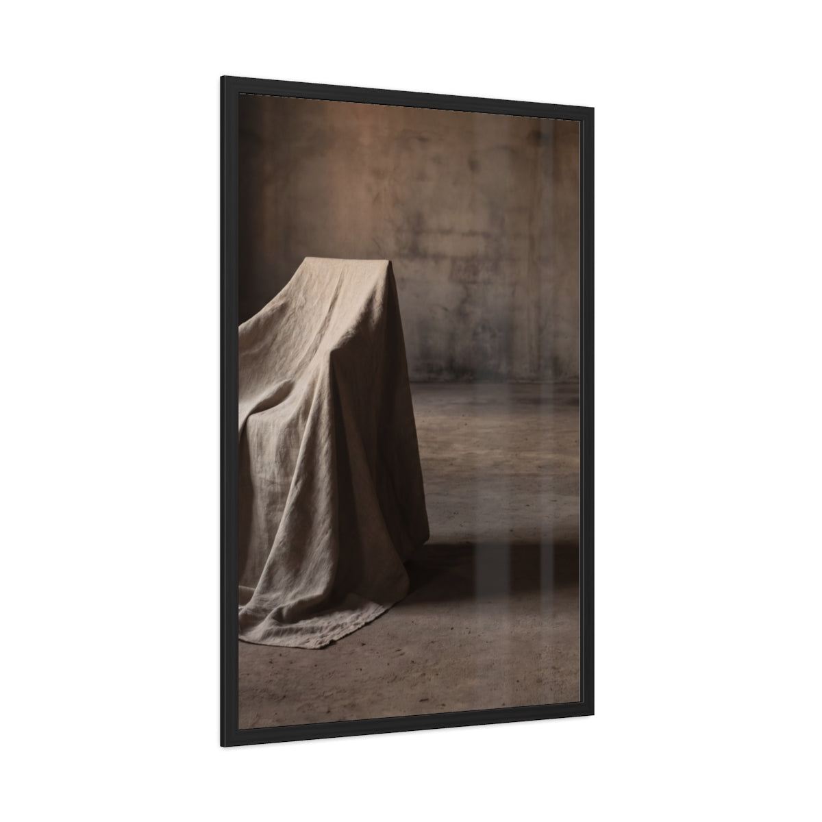 Framed Posters - The Covered Chair Moody Fine Art... |...