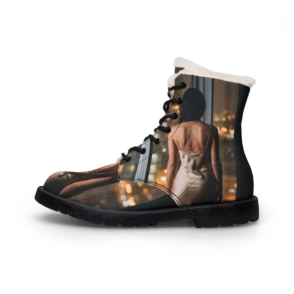 Women's Fur Boots - Winter Night Style