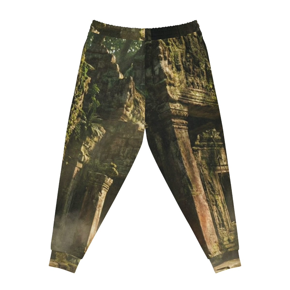 Athletic Joggers - Overgrown Temple Path | Echovira Gallery