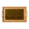 Bamboo Serving Tray - Cosmic Sentinel Orion Constellation......