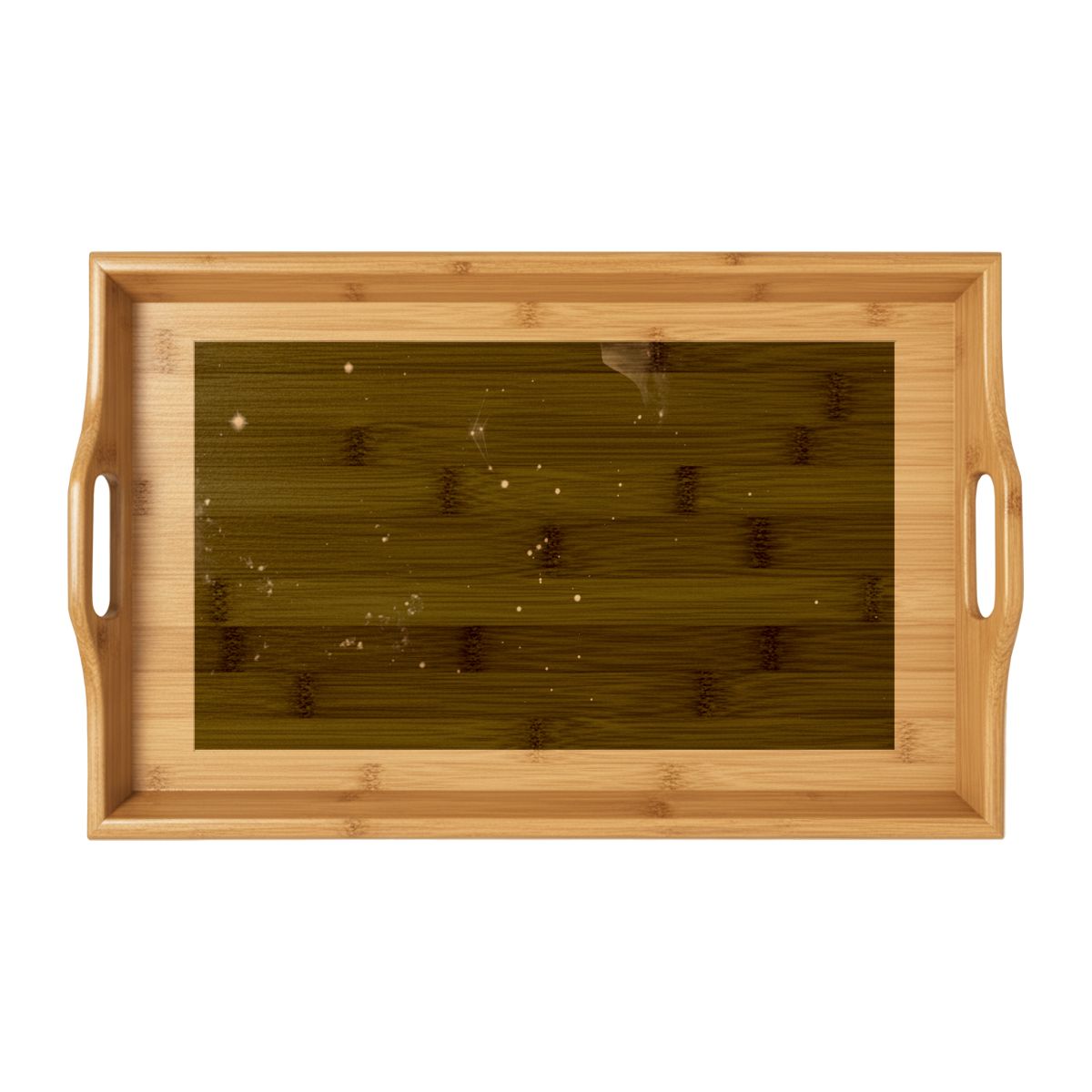 Bamboo Serving Tray - Cosmic Sentinel Orion Constellation......