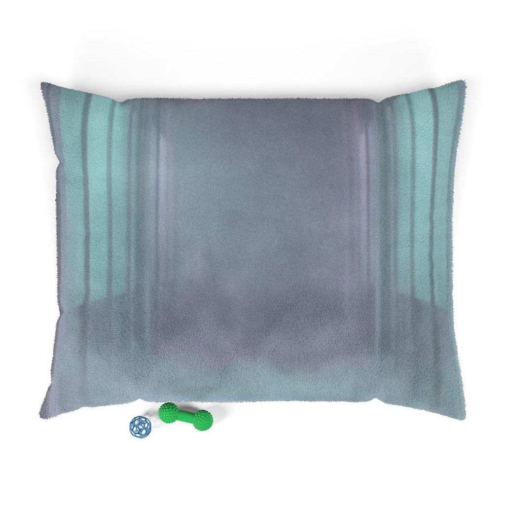 Pet Bed - Liminal Corridor Fog Art Print | Echovira Gallery