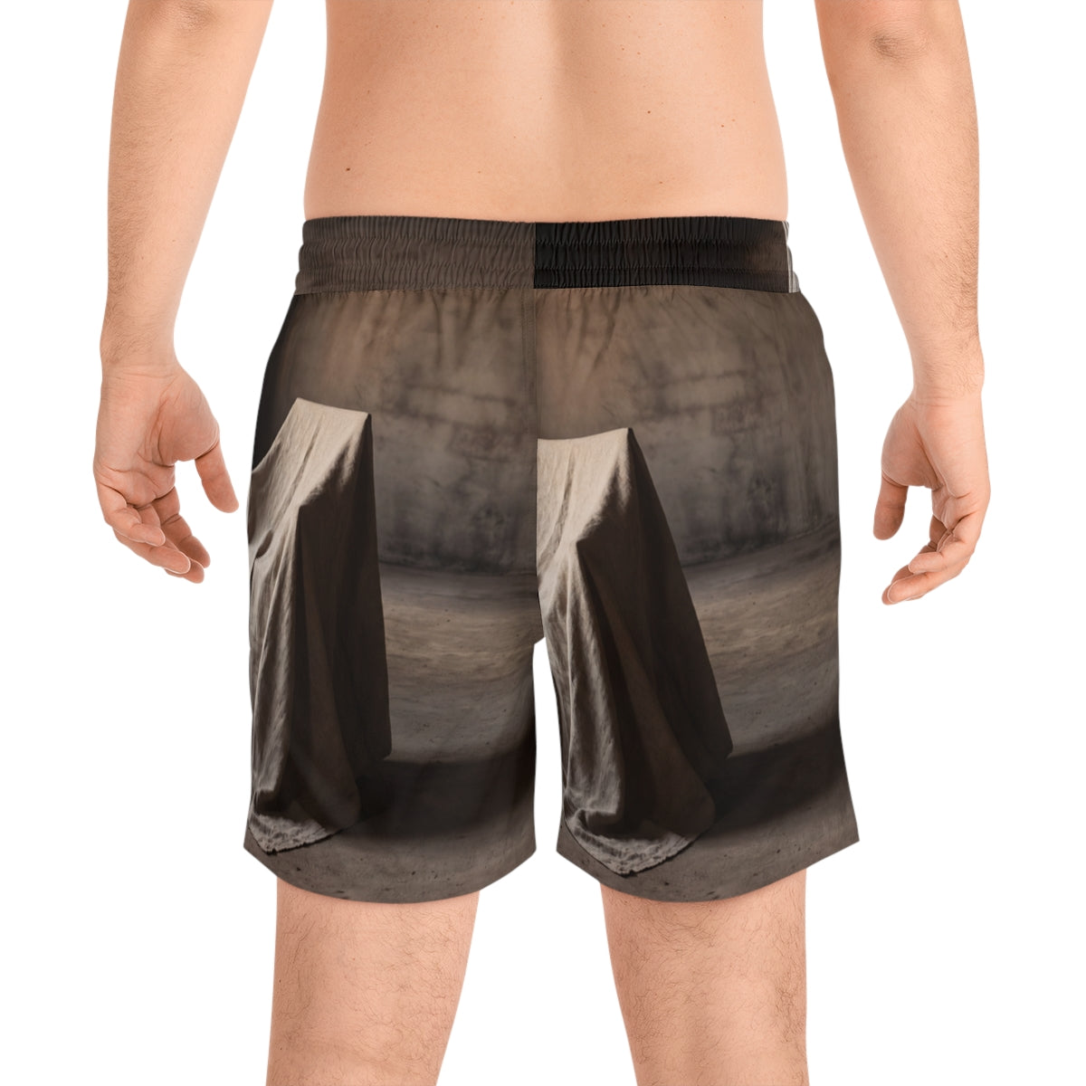 Men's Mid-Length Swim Shorts - Brutalist