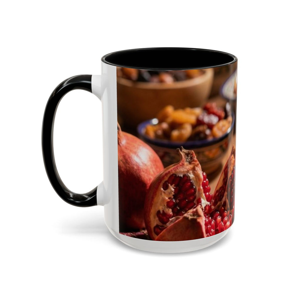 Accent Coffee Mug - Crimson Night Glow | Echovira Gallery