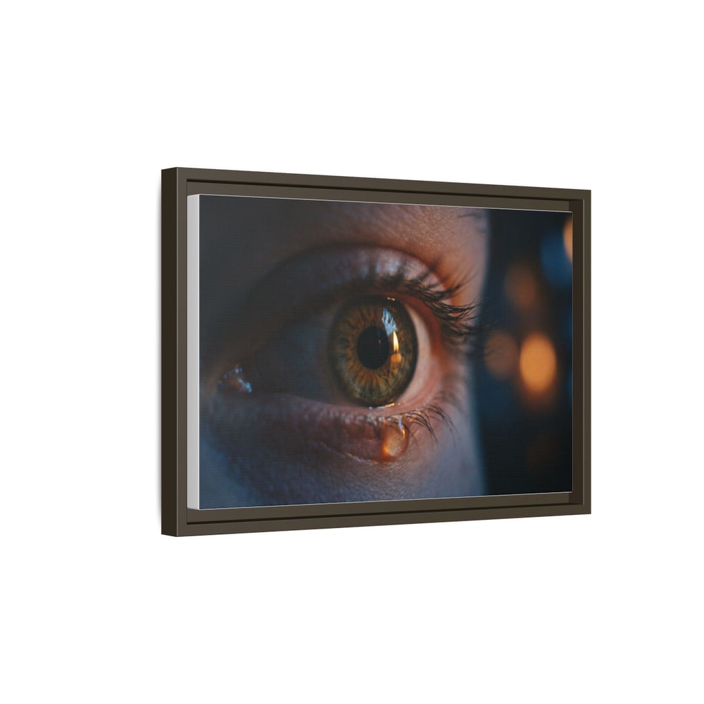 Framed Matte Canvas - Mystic Eye — Espresso / 1.25"