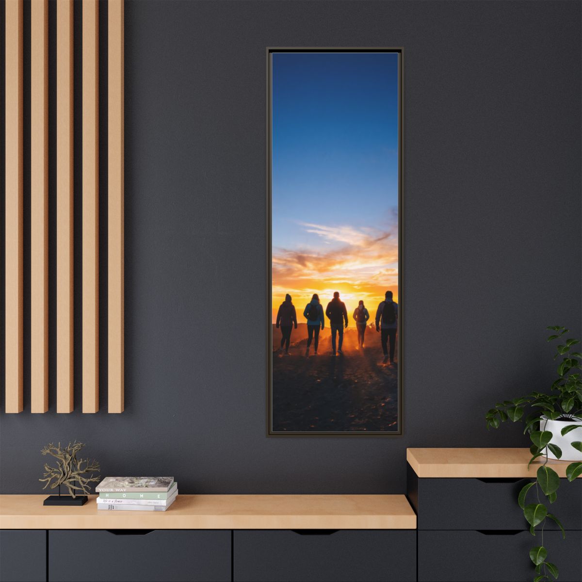 Matte Canvas, Framed - Epic Dawn Trek