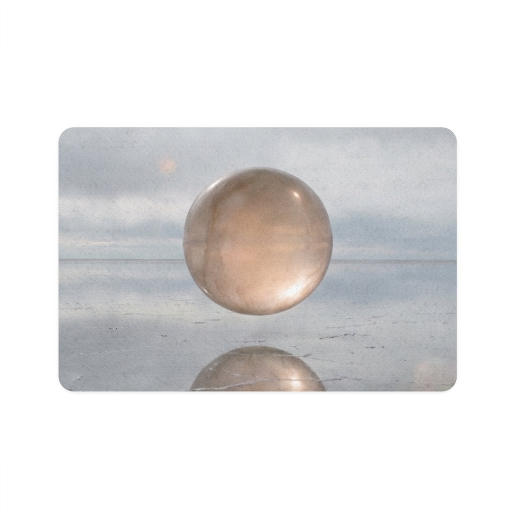 Pet Food Mat 12x18 - Levitating Sphere | Echovira Gallery