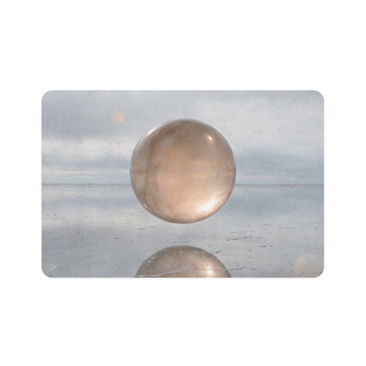 Pet Food Mat 12x18 - Levitating Sphere