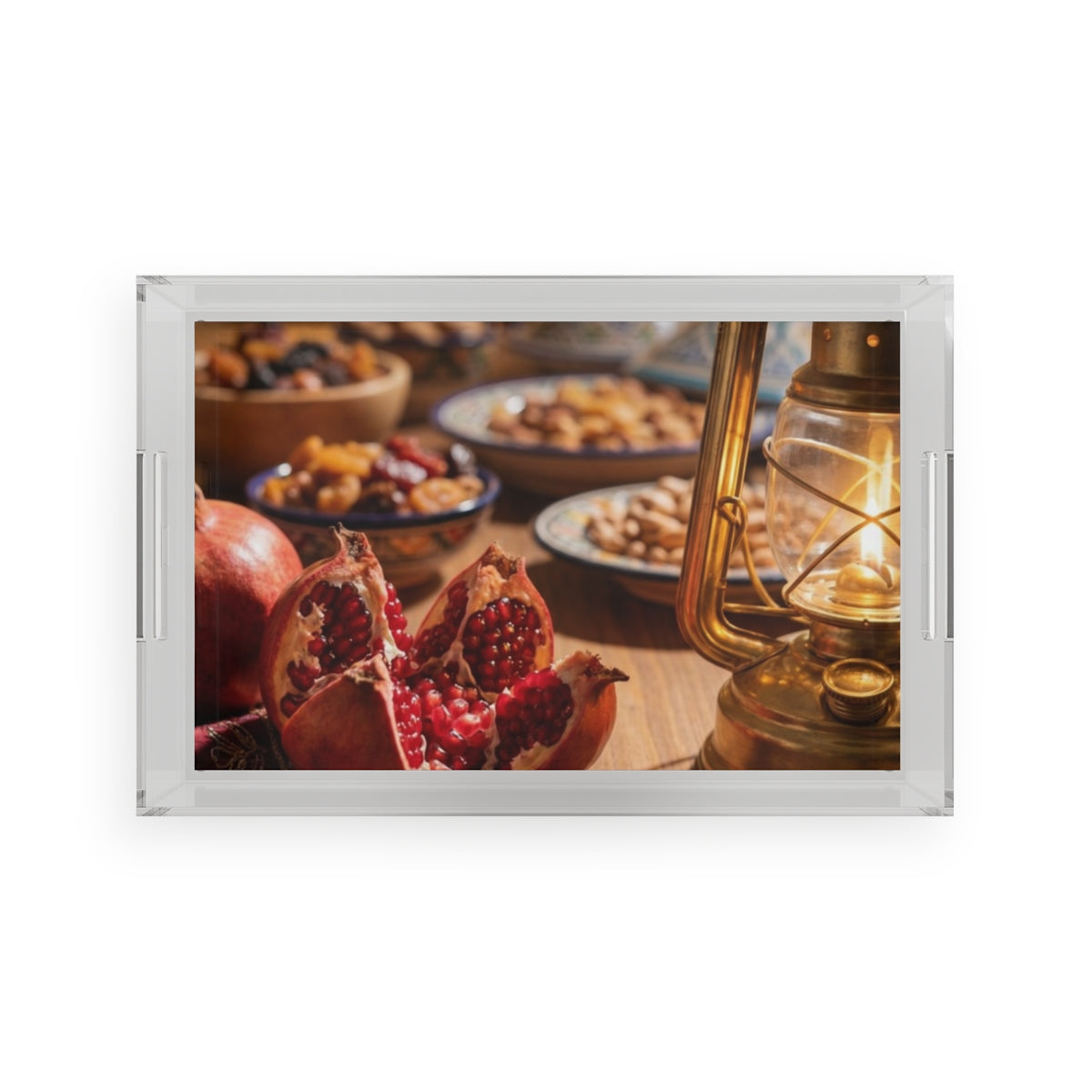 Acrylic Serving Tray - Persian Feast Ambiance | Echovira...