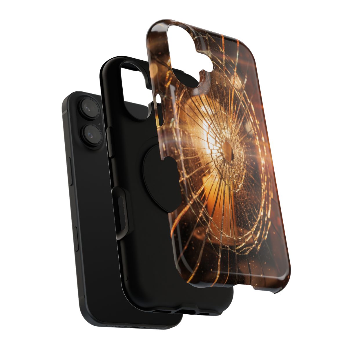 Impact-Resistant Case - Shattered Amber