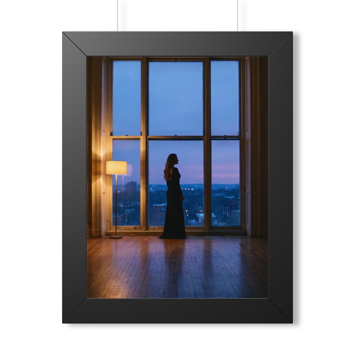 Framed Vertical Poster - Twilight Solitude — Black (11×14......