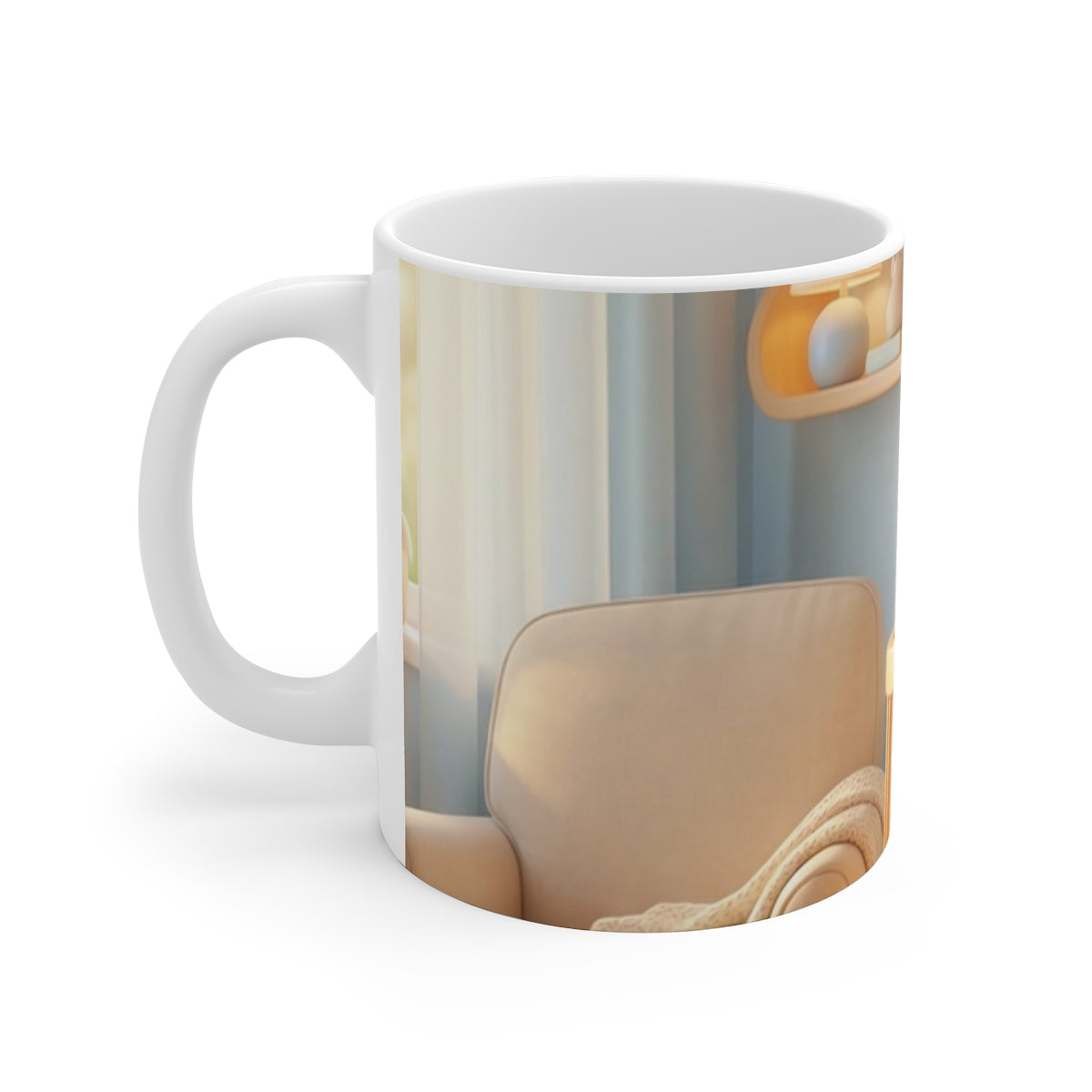 Cozy Nursery 11oz White Mug - Morning Calm