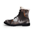 Men's Fur and Leather Boots - Veiled Step | Echovira Gallery