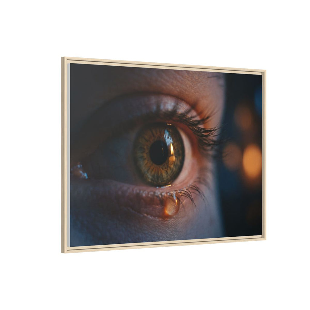 Framed Matte Canvas - Mystic Eye — Natural / 1.25"