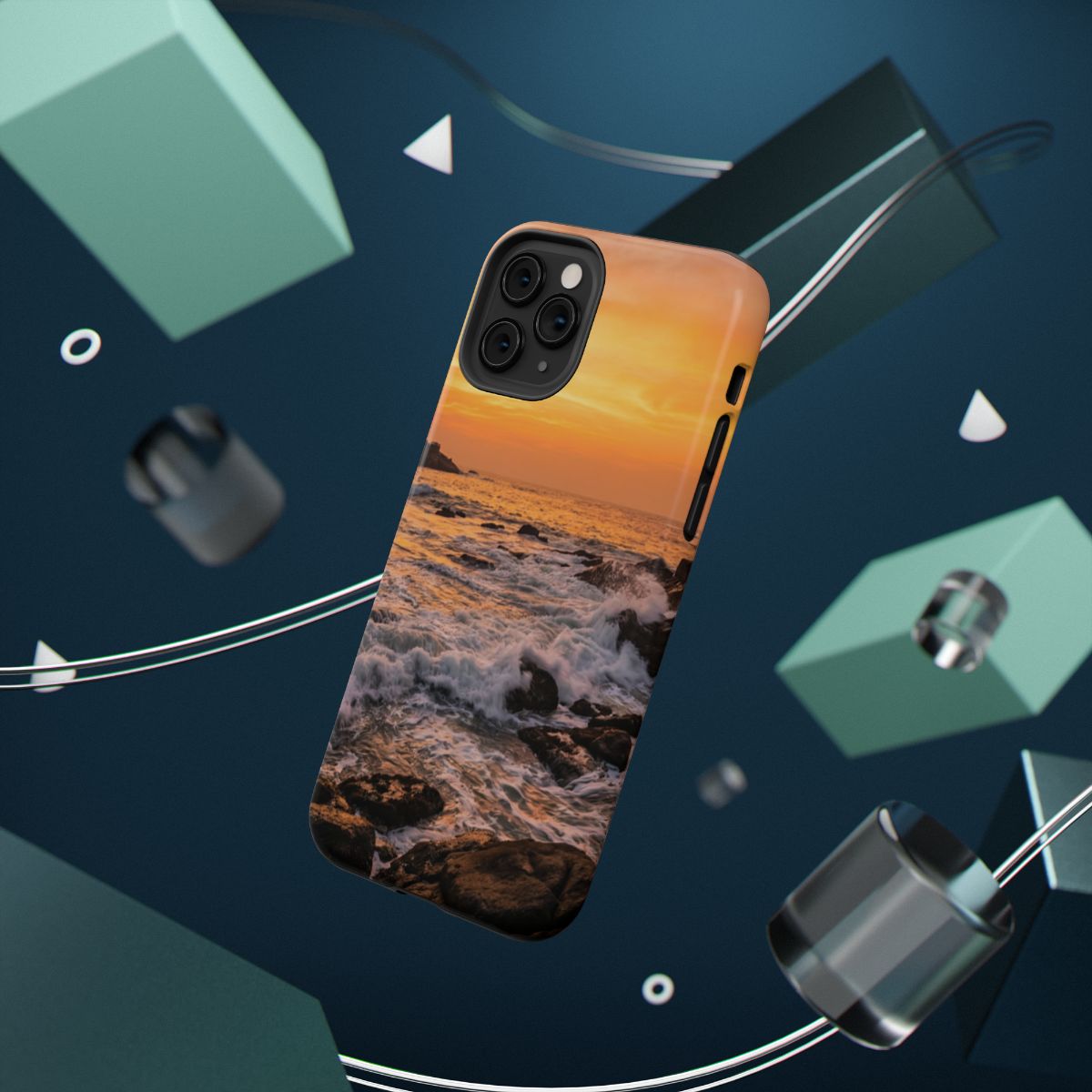 Impact-Resistant Cases - Phone Case - Sunrise Coastal Art— sizes part 1/2