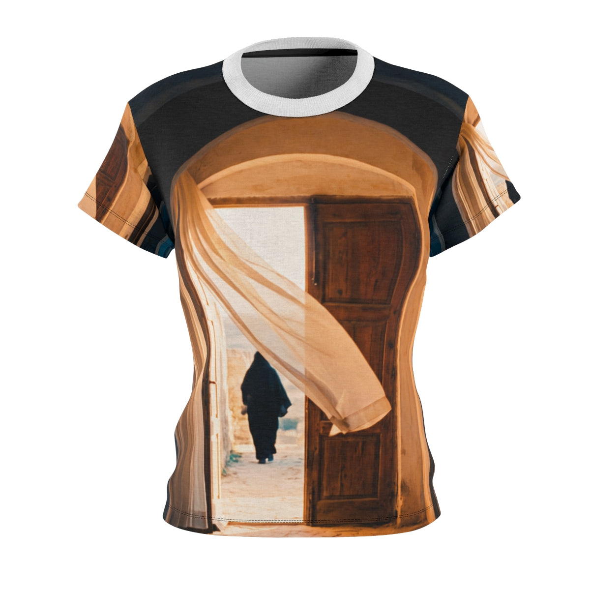 Women's Cut & Sew Tee - Ancient Gateway | Echovira Gallery