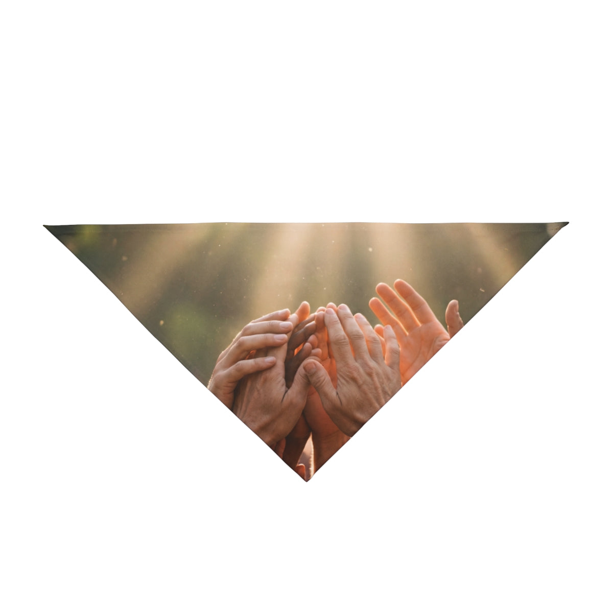 Pet Bandana - Golden Rays of Unity Wall Art | Echovira...