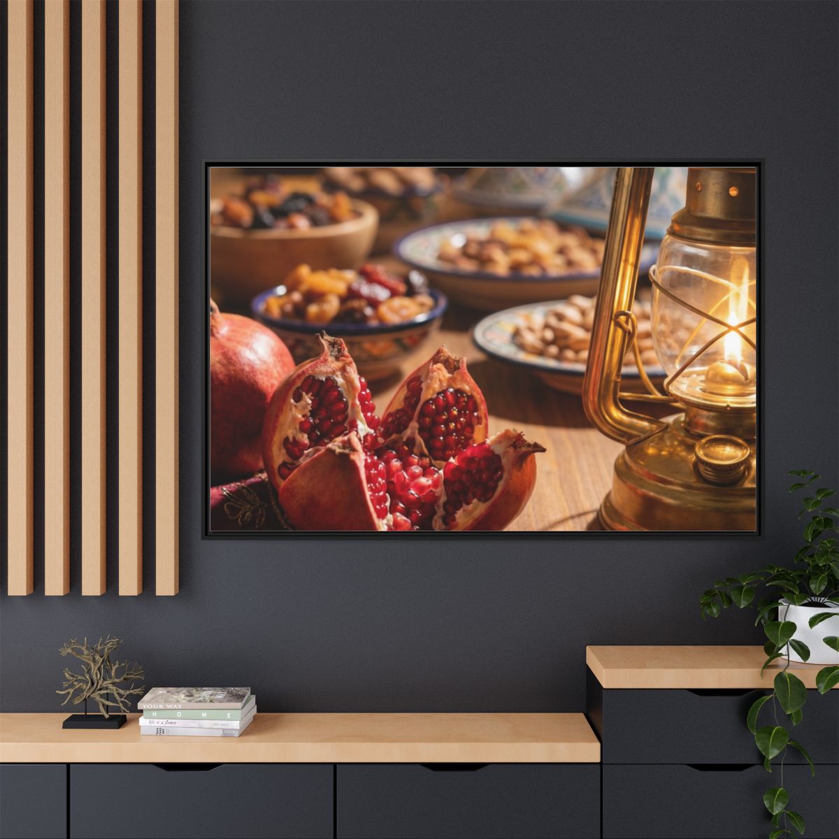 Matte Canvas Framed - Twilight Harvest (10×8, 12×9, 14×11......