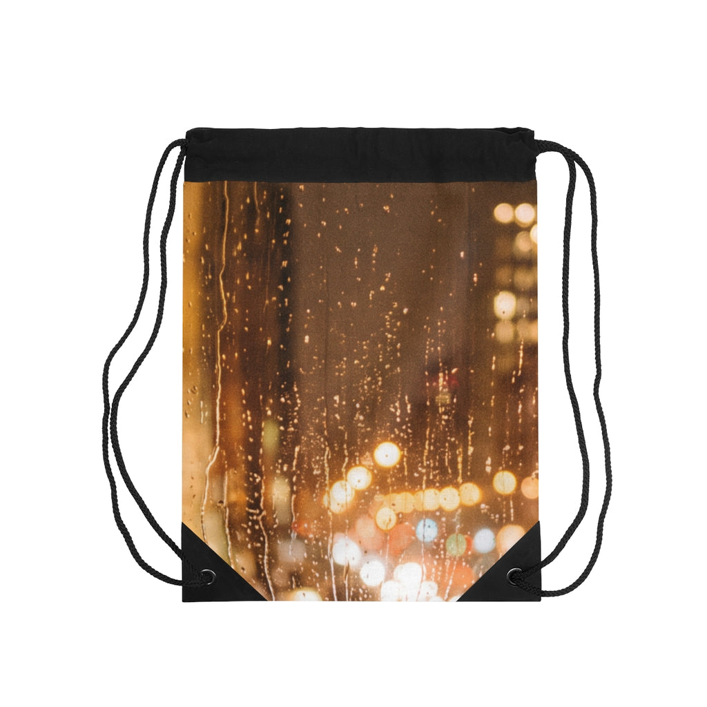 Drawstring Bag - Rainy City | Echovira Gallery
