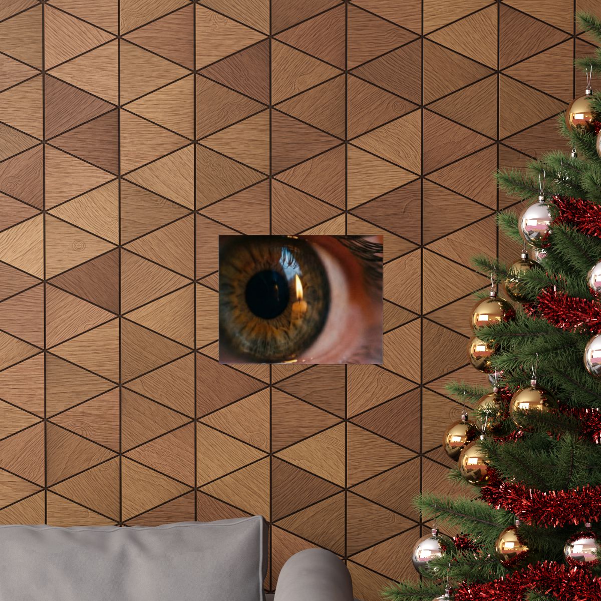 Matte Horizontal Posters - Amber Iris Reflection Fine Art......