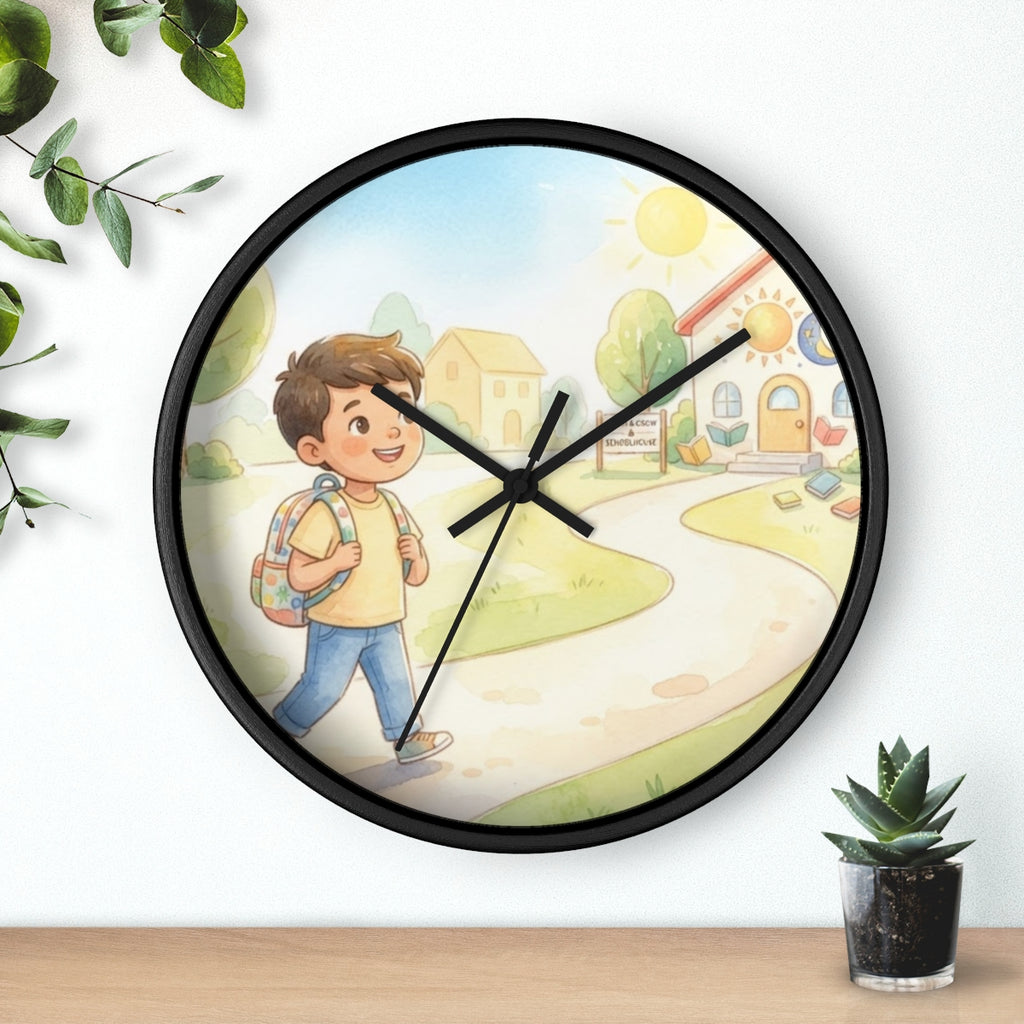 Wall Clock - Sunshine Learning Time | Echovira Gallery