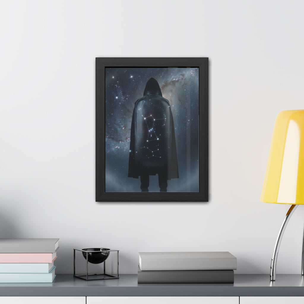 Framed Poster - Orion Cosmic Voyager — Portrait (8×12, 9×11...