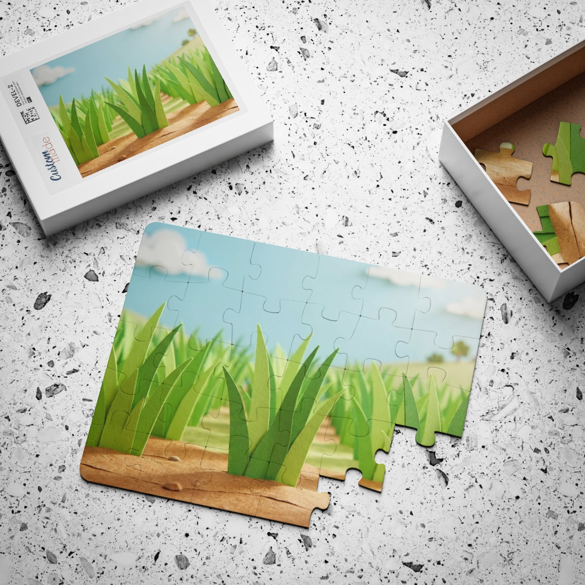 Kids' 30-Piece Puzzle - Paper Meadow | Echovira Gallery