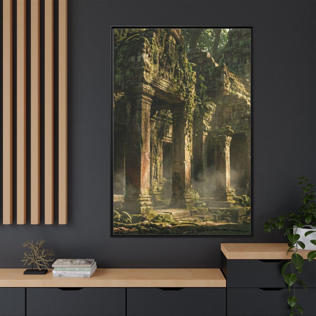 Matte Canvas Framed - Ancient Sanctuary (8×10, 9×12, 11×14...