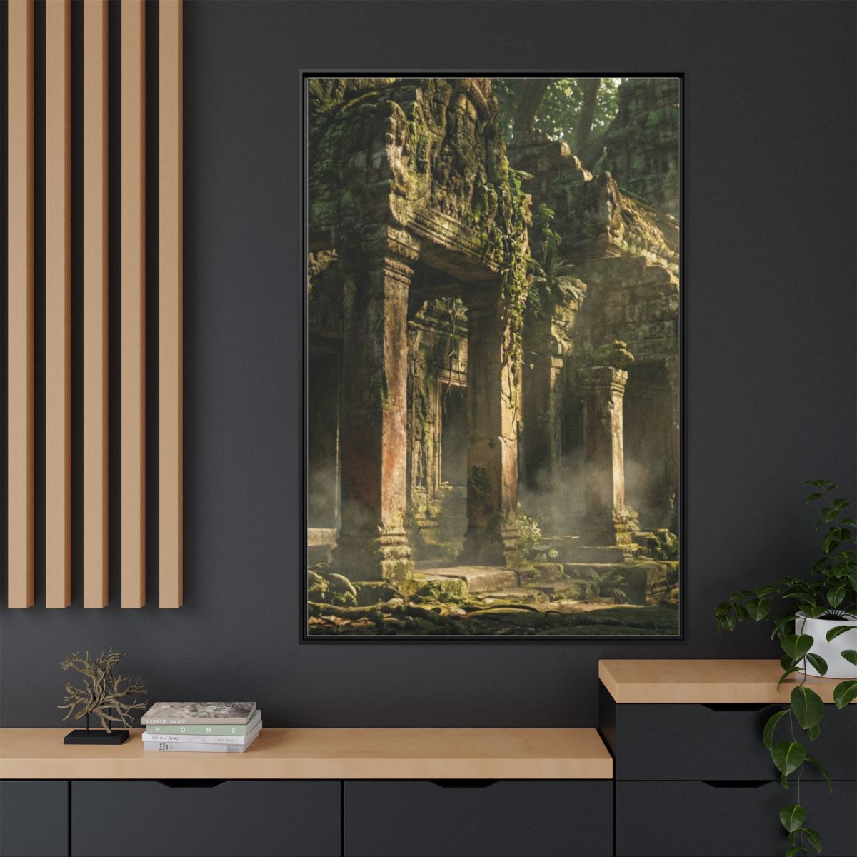 Matte Canvas Framed - Ancient Sanctuary (8×10, 9×12, 11×14...