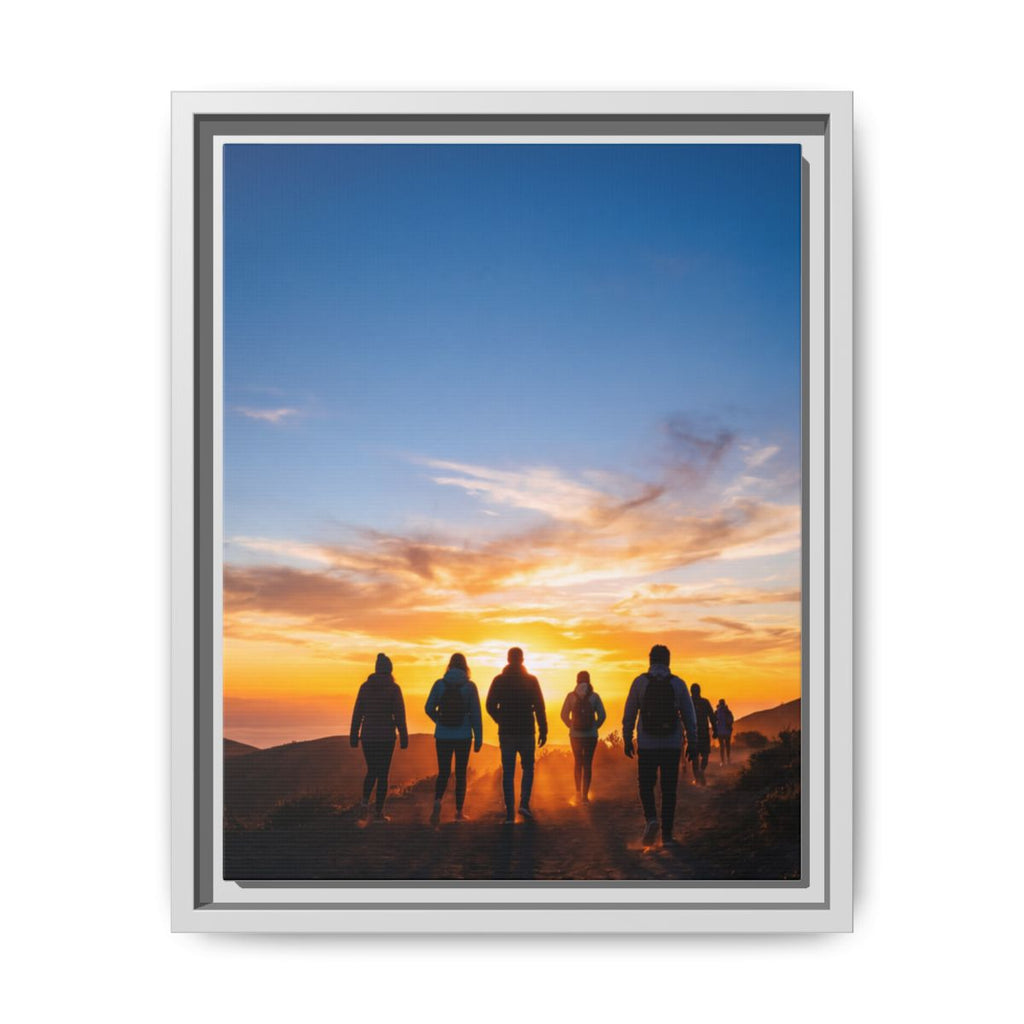Matte Canvas, Framed - Epic Dawn Trek