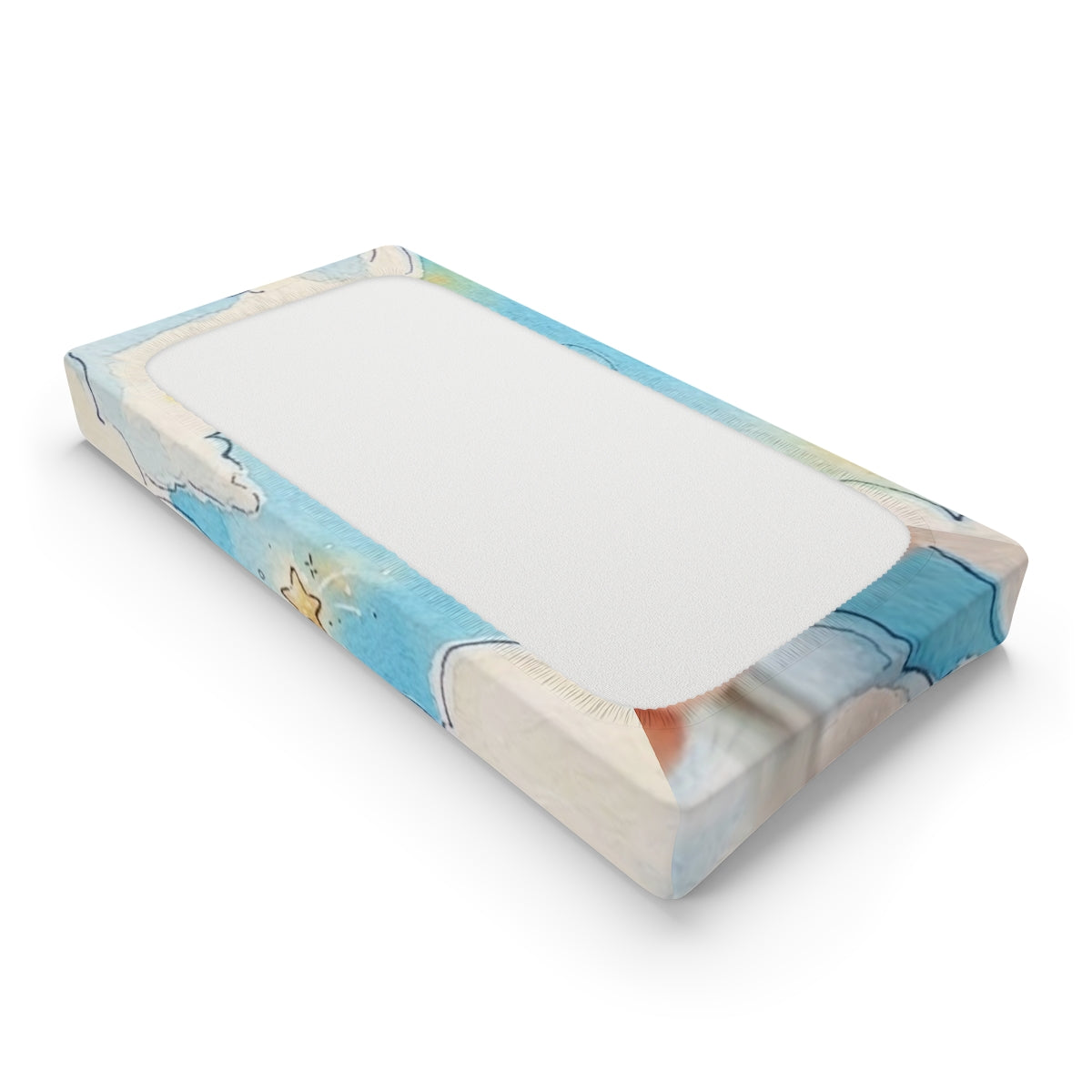 Changing Pad Cover - Starry Clouds | Echovira Gallery