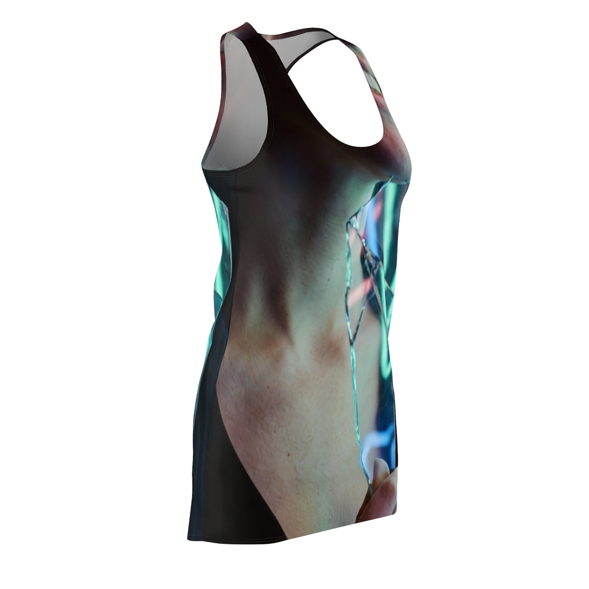 Neon Portrait Women's Racerback Dress