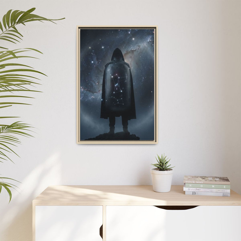 Framed Matte Canvas - Cosmic Sentinel — Natural / 1.25"... |...