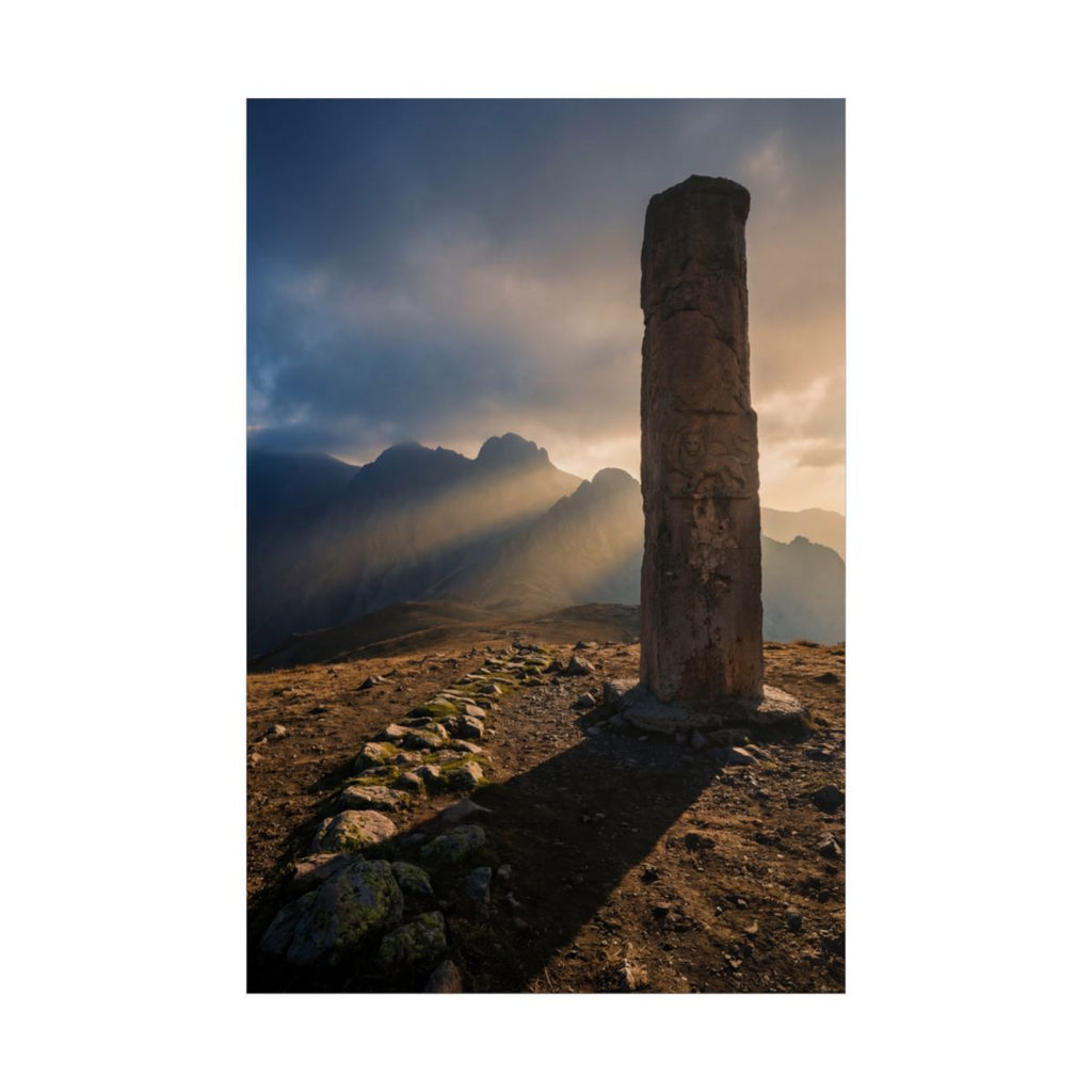Unframed Poster - Epic Lion Monument