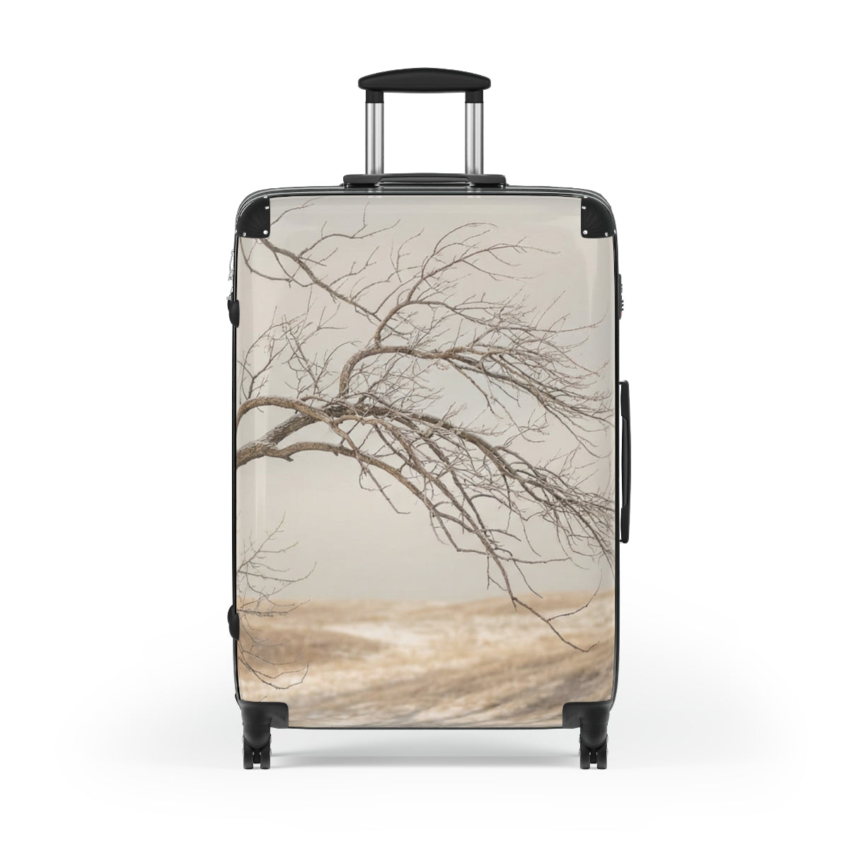 Suitcase - Winter Solitude Minimalist Rolling Luggage |...