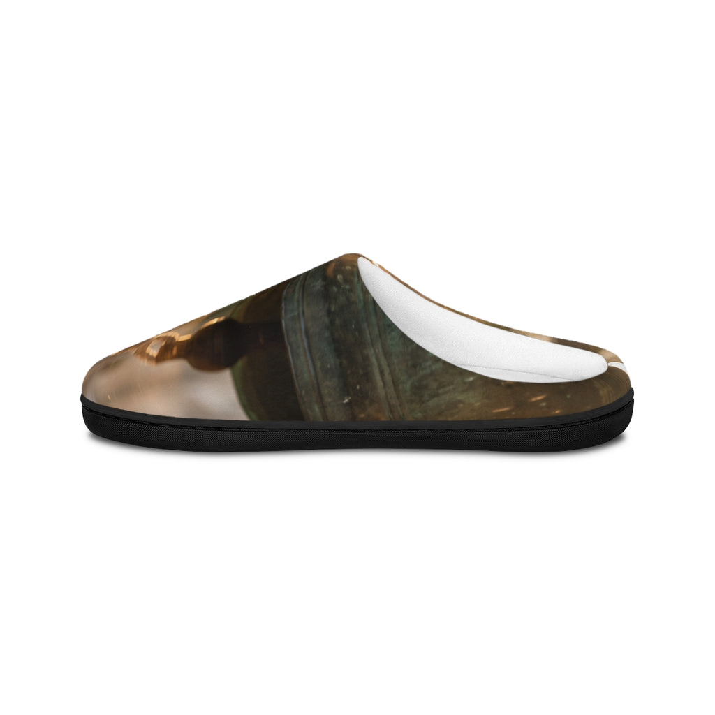 Women's Indoor Slippers - Golden Hour Church Bell Fine Art |...