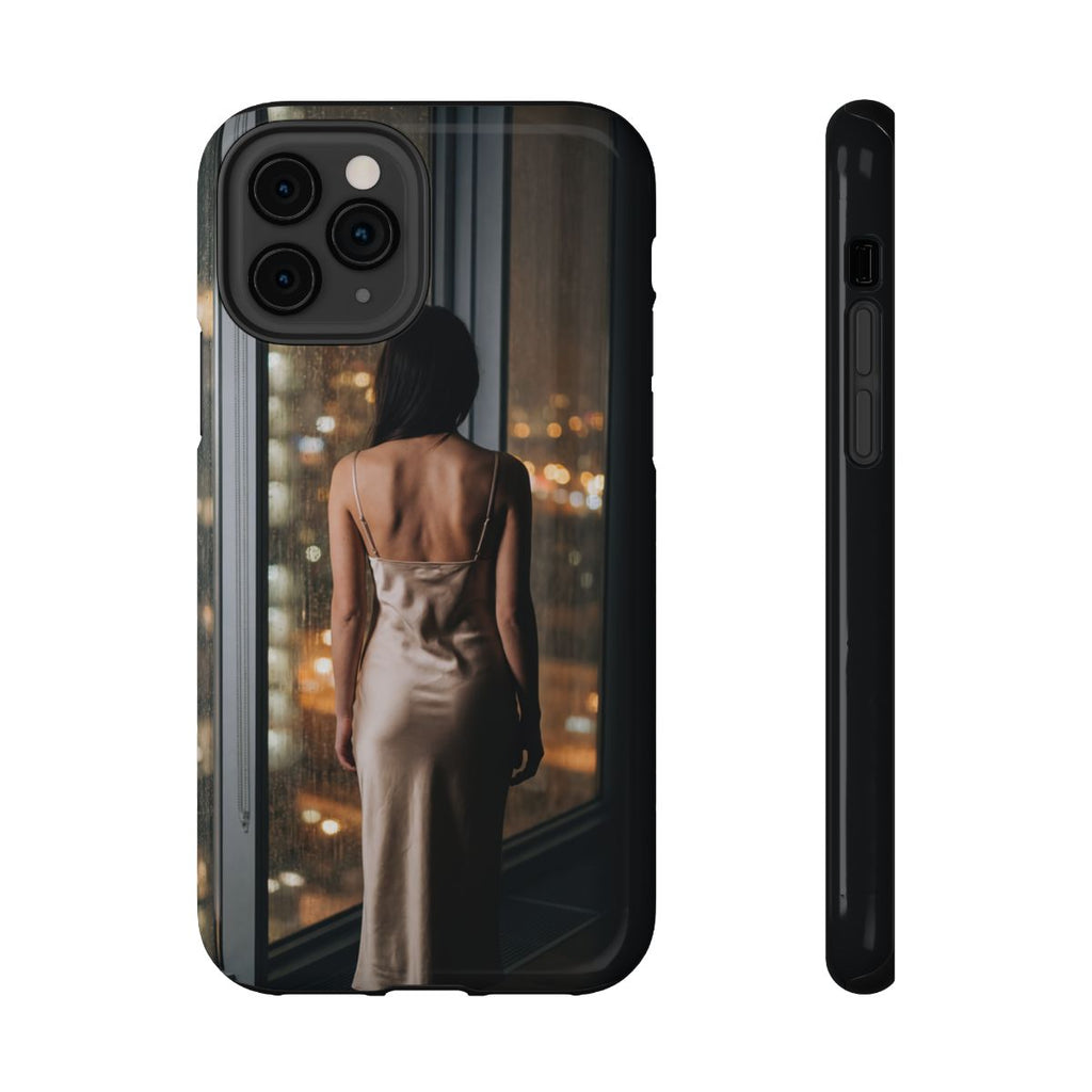 Impact-Resistant Cases - Tough Phone Case - Rainy Windows...— sizes part 1/2