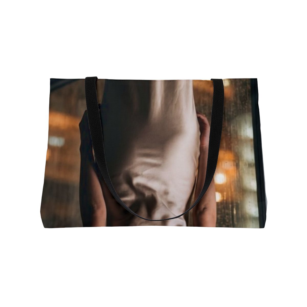 Weekender Tote Bag - Rainscape Silhouette | Echovira Gallery
