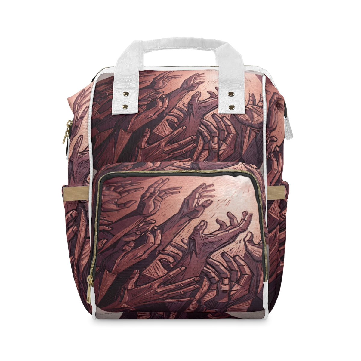 Ascending Hands Art Diaper Backpack