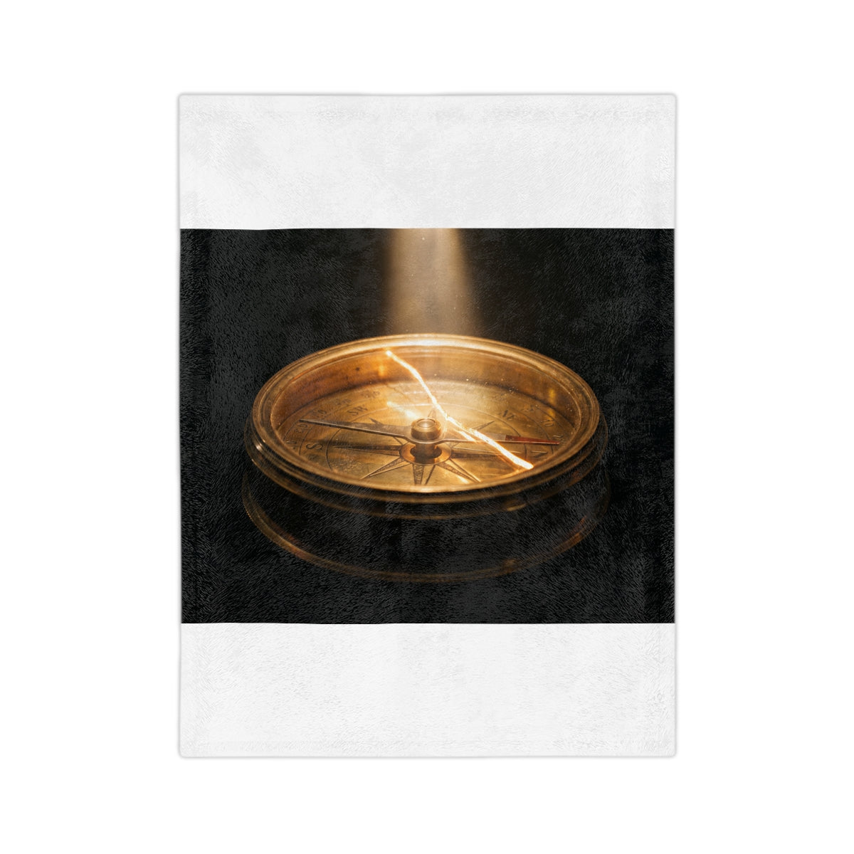 Velveteen Blanket - Compass of Guidance | Echovira Gallery