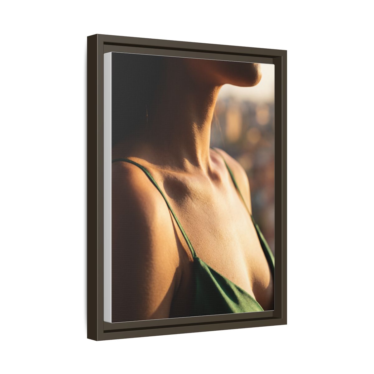 Framed Matte Canvas - Sunlit Muse