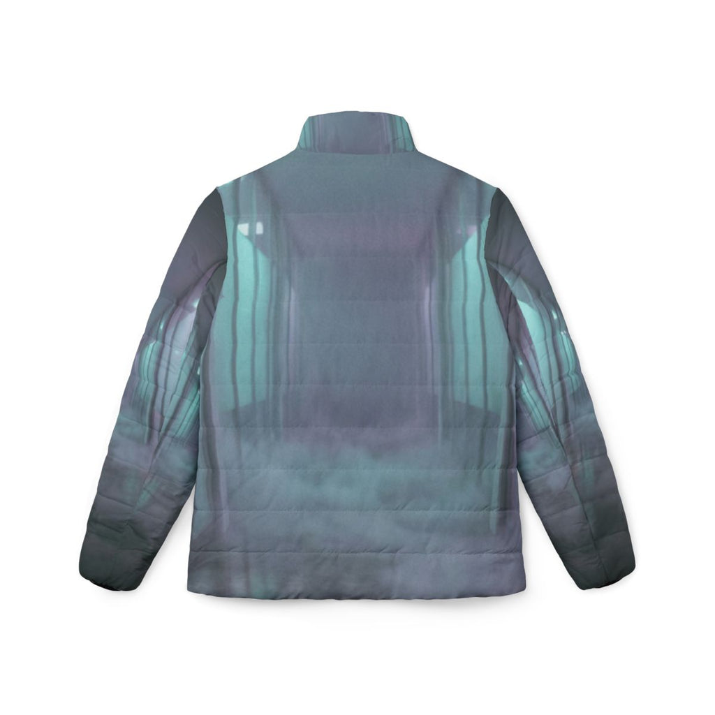 Women's Puffer Jacket - Liminal Corridor Fog Art Print |...