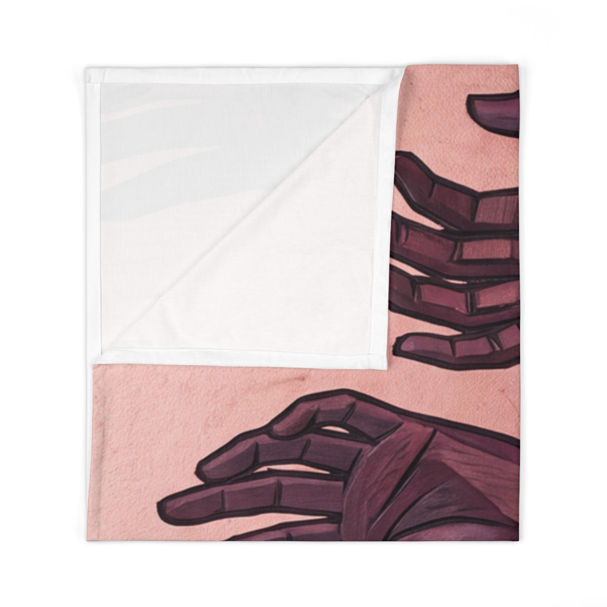 Sculpted Hands Art Baby Swaddle Blanket