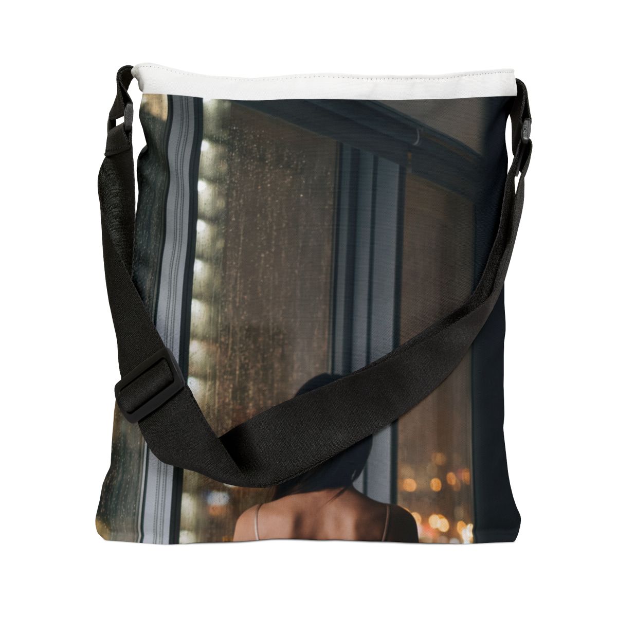 Adjustable Tote Bag - Cinematic Rain