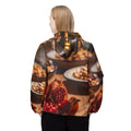 Windbreaker Jacket - Amber Feast Journey | Echovira Gallery