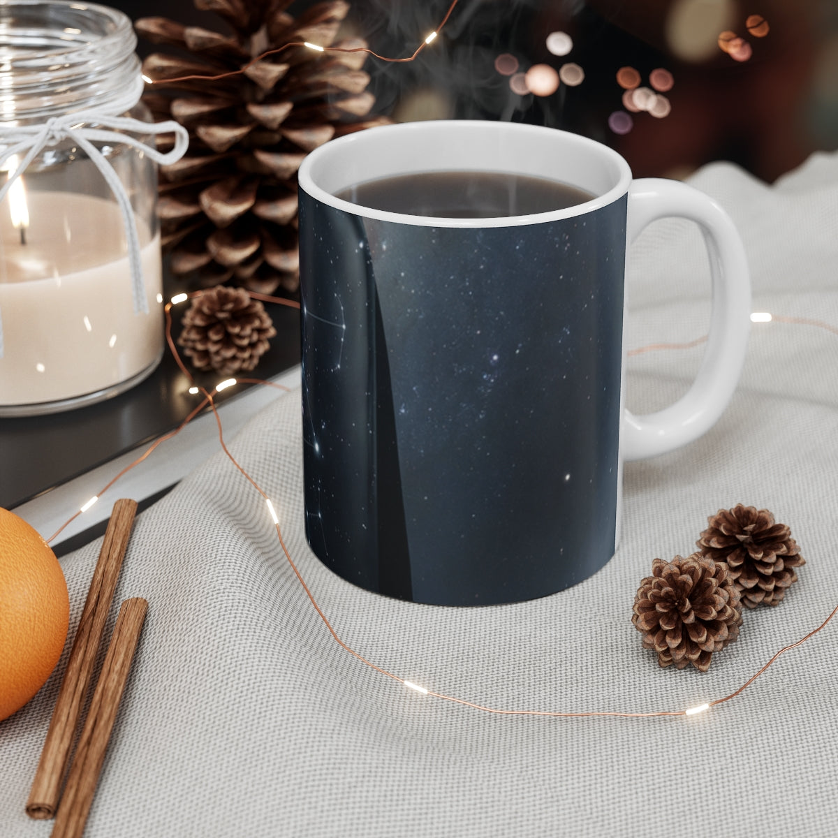 11oz White Mug - Orion Constellation Brew | Echovira Gallery